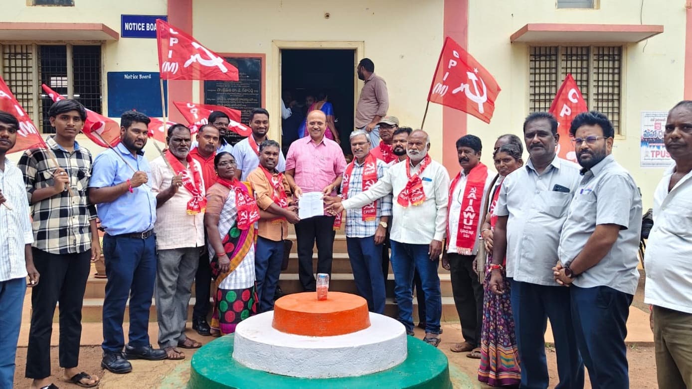 ప్రజా సమస్యల పరిష్కారంలో సర్కార్ విఫలం.. కదం తొక్కిన సీపీఎం!